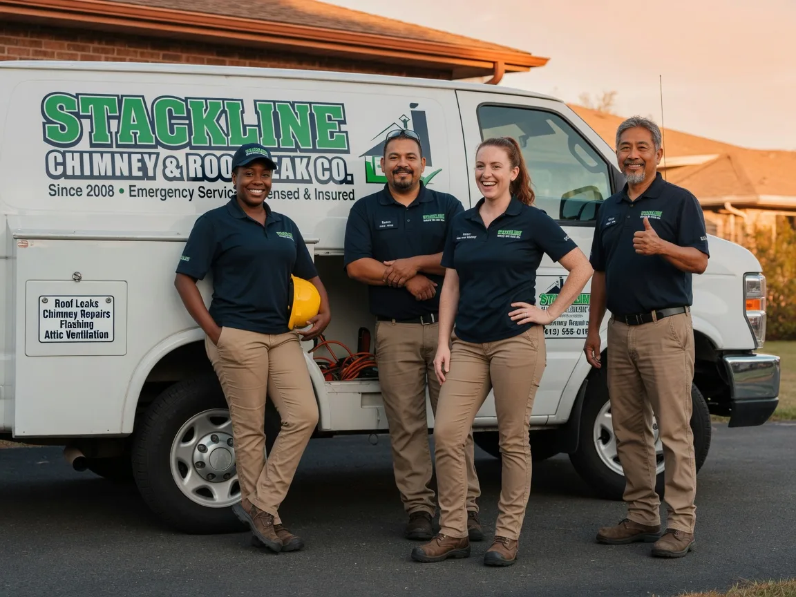 Chimney flashing repair company in Roxton, TX